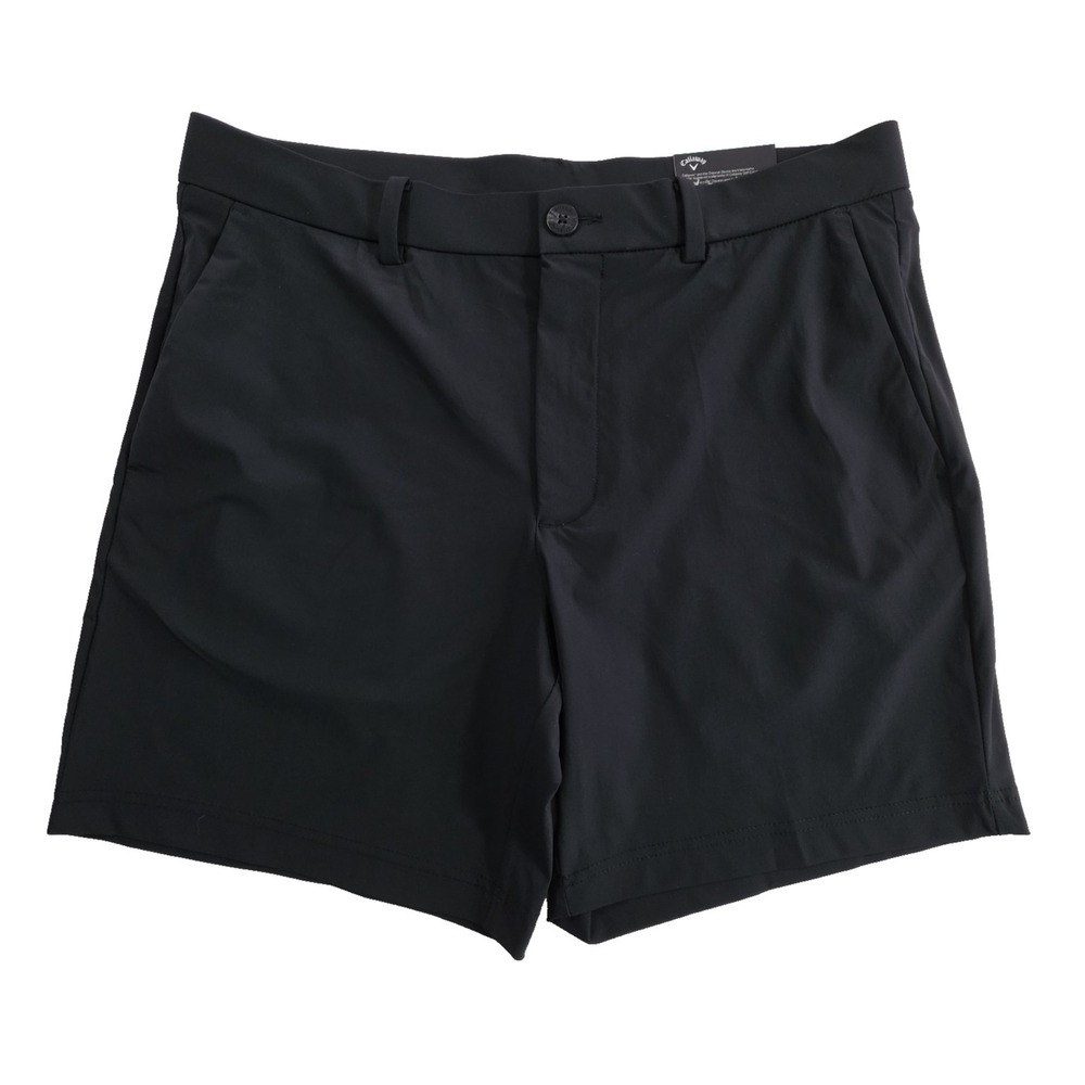 Callaway Golf Shorts Men's 34 Core Black 7" Inseam NEW Stretch Opti-Dry NWT